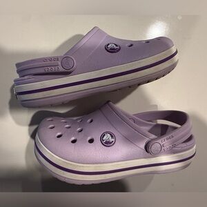 CROCS Kids' Purple Slip-On Sandals